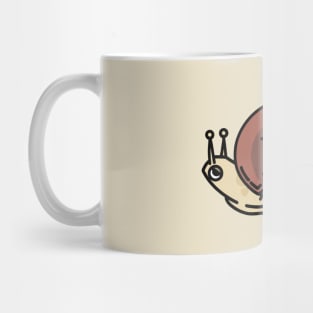 cute little snail design Mug